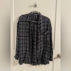 Urban Outfitters BDG Side Slit Flannel